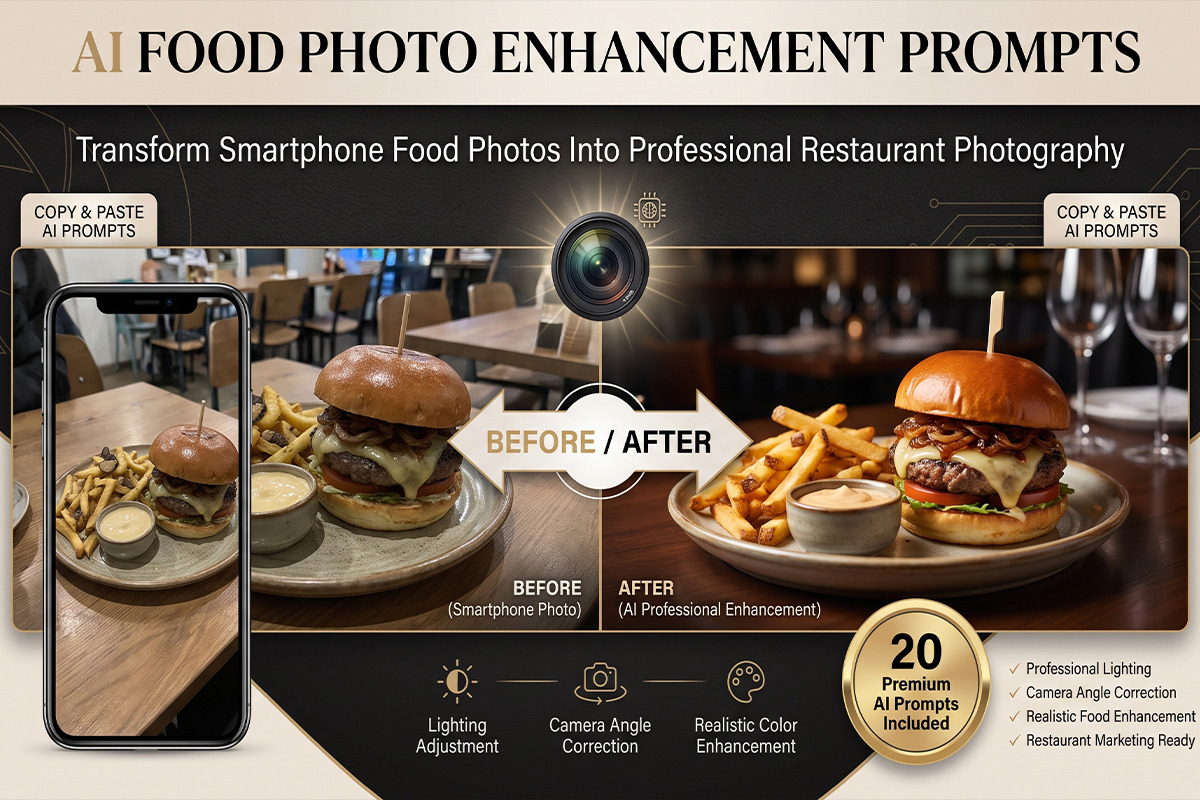 AI Food Photo Enhancement Prompts, an Action Add-On by 3d_model_tifotizi (Photo 8 of 8)