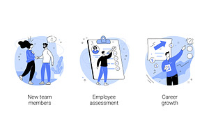 Career development abstract concept, a Work Illustration by Visual Generation