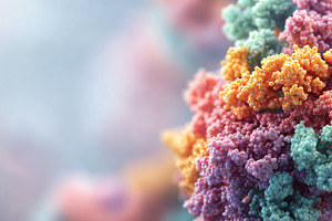 Protein Structure Background, a Photo by Design Store