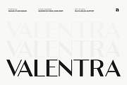 Valentra Modern Editorial Sans Font, a Sans Serif Font by Vadovastd (Thumbnail 1 of 10)
