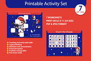 Outer Space Learning Games for Kids, a Stationery Template by L- design studio (Thumbnail 3 of 4)