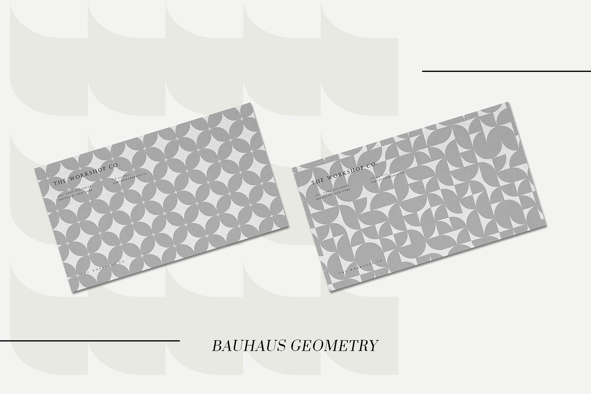 BAUHAUS GEOMETRY SEAMLESS PATTERNS, a Texture Graphic by Creativemaker (Photo 10 of 12)
