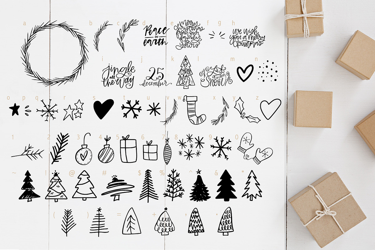 Christmas Symbols Font - Volume 2 preview 7