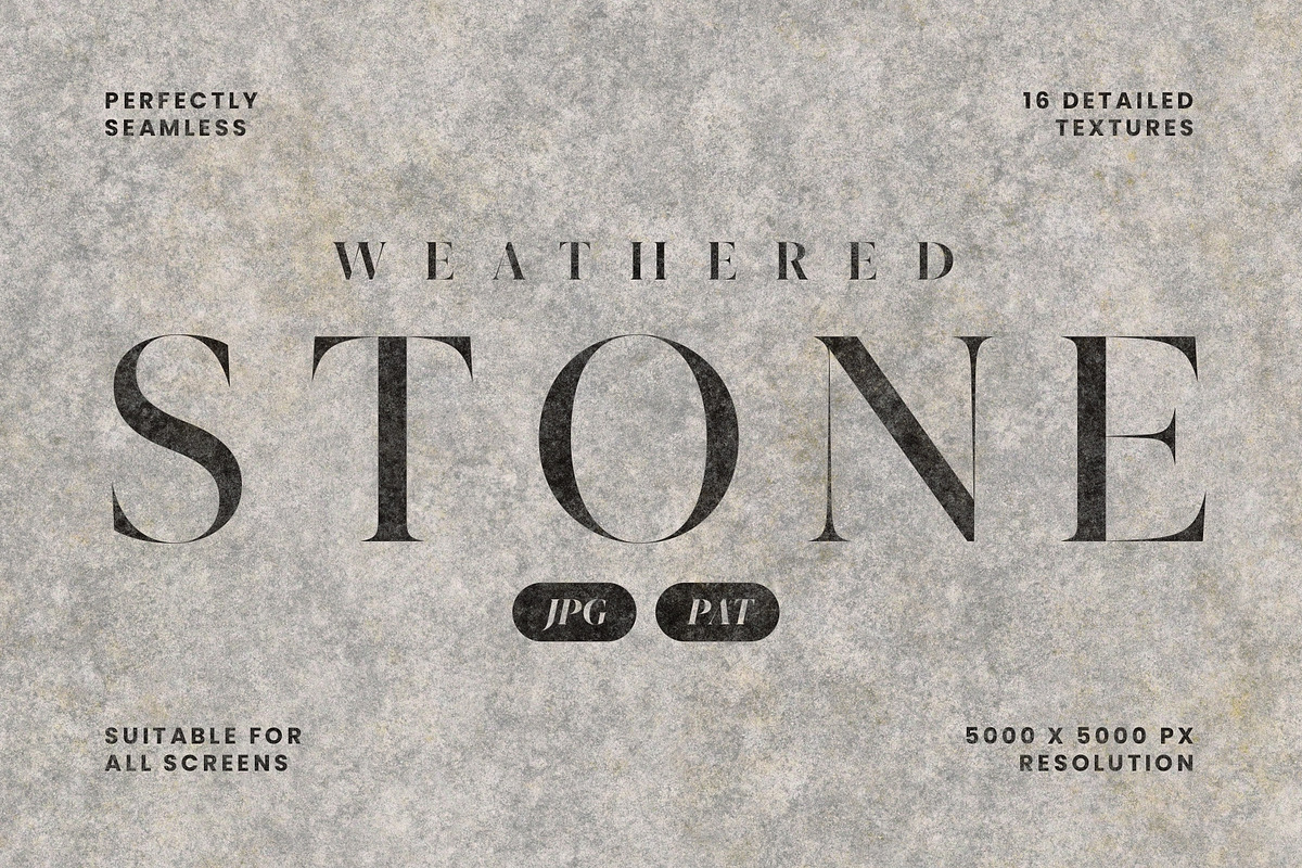 Seamless Weathered Stone Textures, a Texture Graphic by Aurora Graphics (Photo 1 of 8)