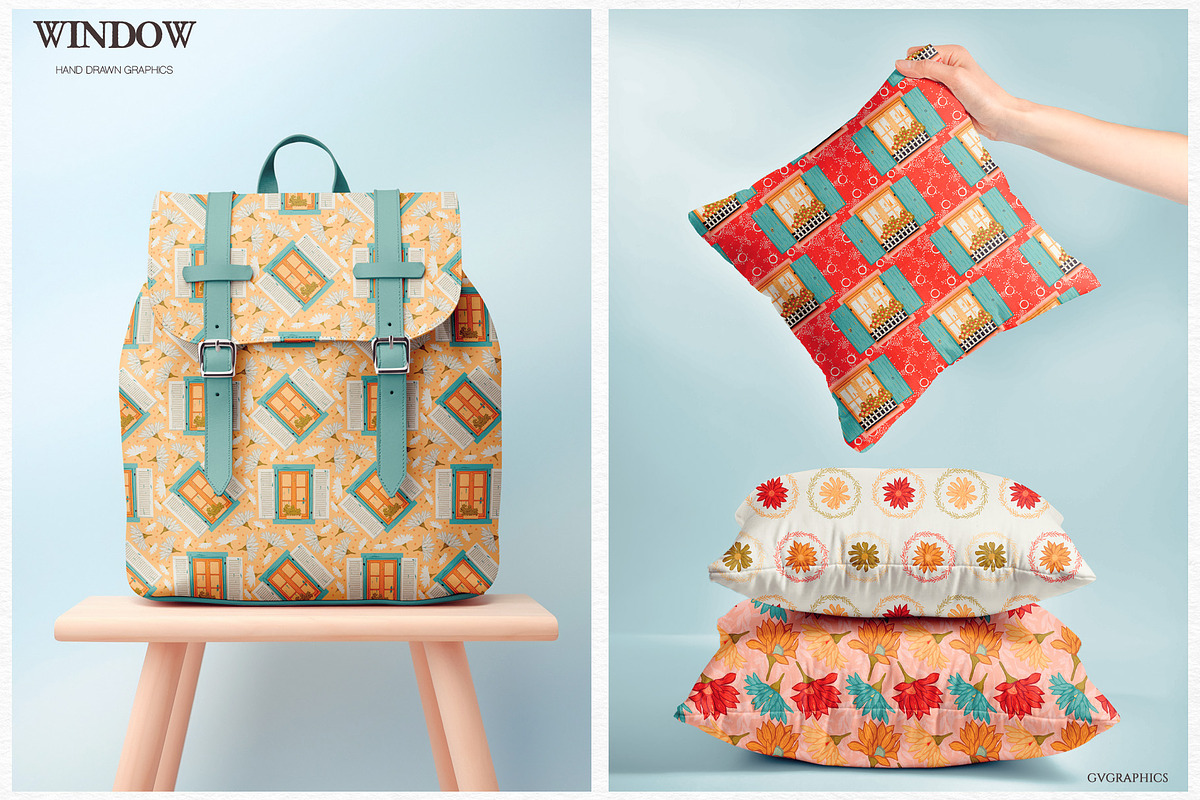 WINDOW | Patterns and Illustrations, a Pattern Graphic by GVGraphics (Photo 13 of 18)