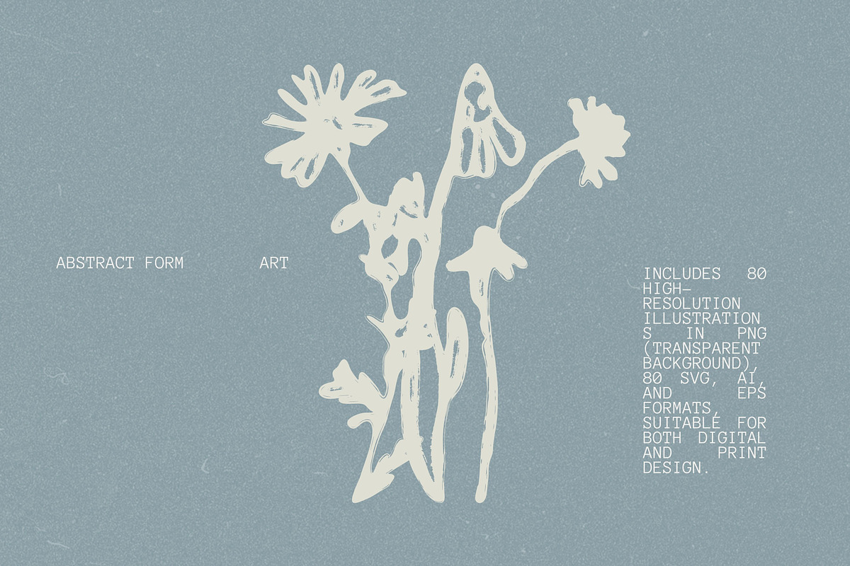 Bloom: 80 Ink Botanical Pack, a Decorative Illustration by Veyla (Photo 10 of 17)