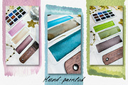 Granulated Watercolor Wash Strips, a Background Graphic by NATASHA CHU (Thumbnail 11 of 11)