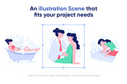 Pregnancy Illustration Set, a Person Illustration by Prosymbols (Thumbnail 3 of 8)