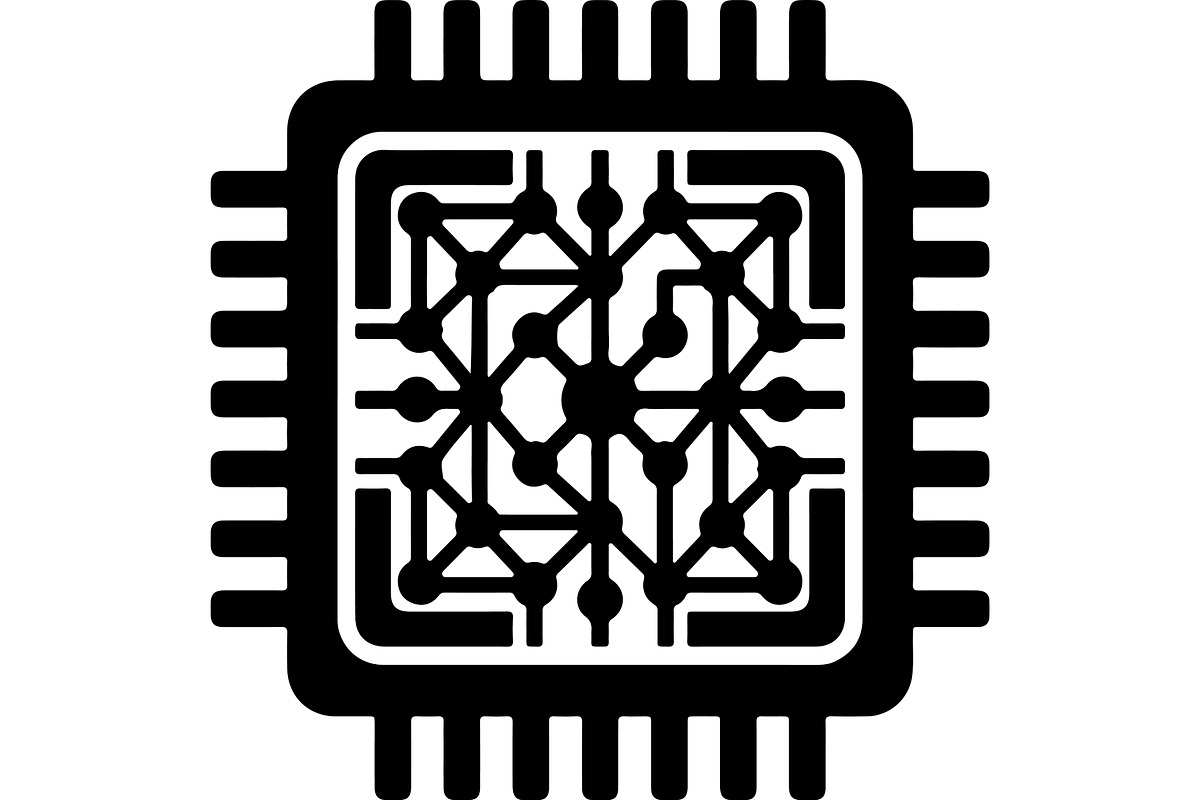 AI & Machine Learning Chip, a Technology Illustration by abu67222 (Photo 8 of 13)