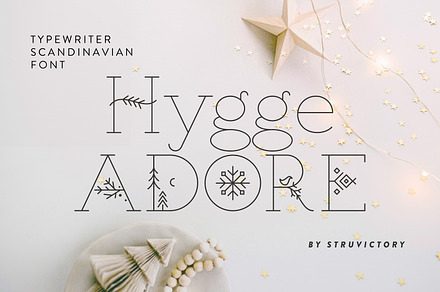Hygge Adore - Christmas Serif Font, a Slab Serif Font by Struvictory.art