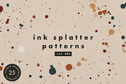 Ink Splatter Patterns Volume 003, a Pattern Graphic by Megs Lang (Thumbnail 1 of 15)