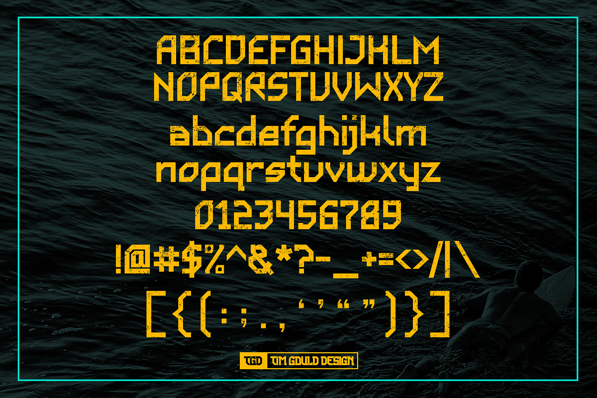 Buraunt - San Serif Display Font, a Sans Serif Font by Tim Gould Design (Photo 2 of 4)