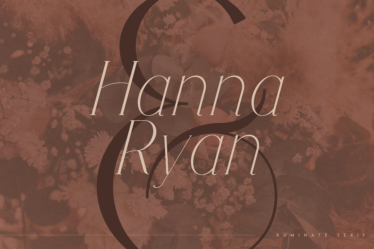 Ruminate - Serif Typeface, a Serif Font by Only Fonts (Photo 7 of 11)