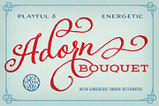 Adorn Collection, a Sans Serif Font by Laura Worthington (Thumbnail 5 of 62)