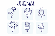 Journal | Symbols Fonts, a Symbol Font by Sirinart (Thumbnail 4 of 8)