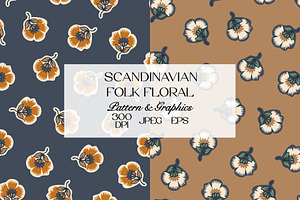 Scandinavian Floral Pattern