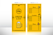 90 Linear Style Menu Designs, a Templates & Theme by Kursat Unsal (Thumbnail 10 of 23)