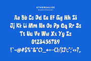 Etherealize - Handdrawn Typeface, a Sans Serif Font by Xelo Graph (Thumbnail 9 of 9)