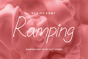 Ramping Handwritten Font