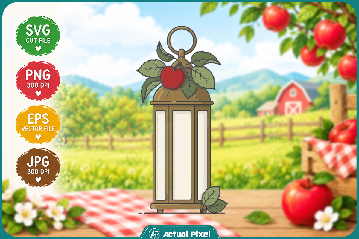 Apple Orchard Clipart Bundle, an Object Illustration by Actual Pixel (Photo 15 of 22)