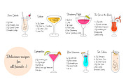Cocktail Recipe Bundle, a Decorative Illustration by Le.nart (Thumbnail 2 of 4)