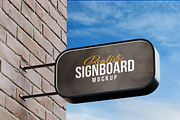 Realistic Signboard Mock-up, a Product Mockup by Propex (Thumbnail 7 of 9)