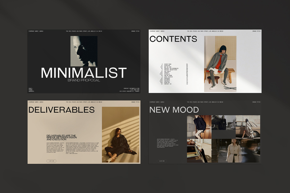 Minimalist Brand Proposal Template preview 3