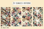 Royal Bouquet - Floral Patterns, a Pattern Graphic by Art Sproot (Thumbnail 7 of 12)