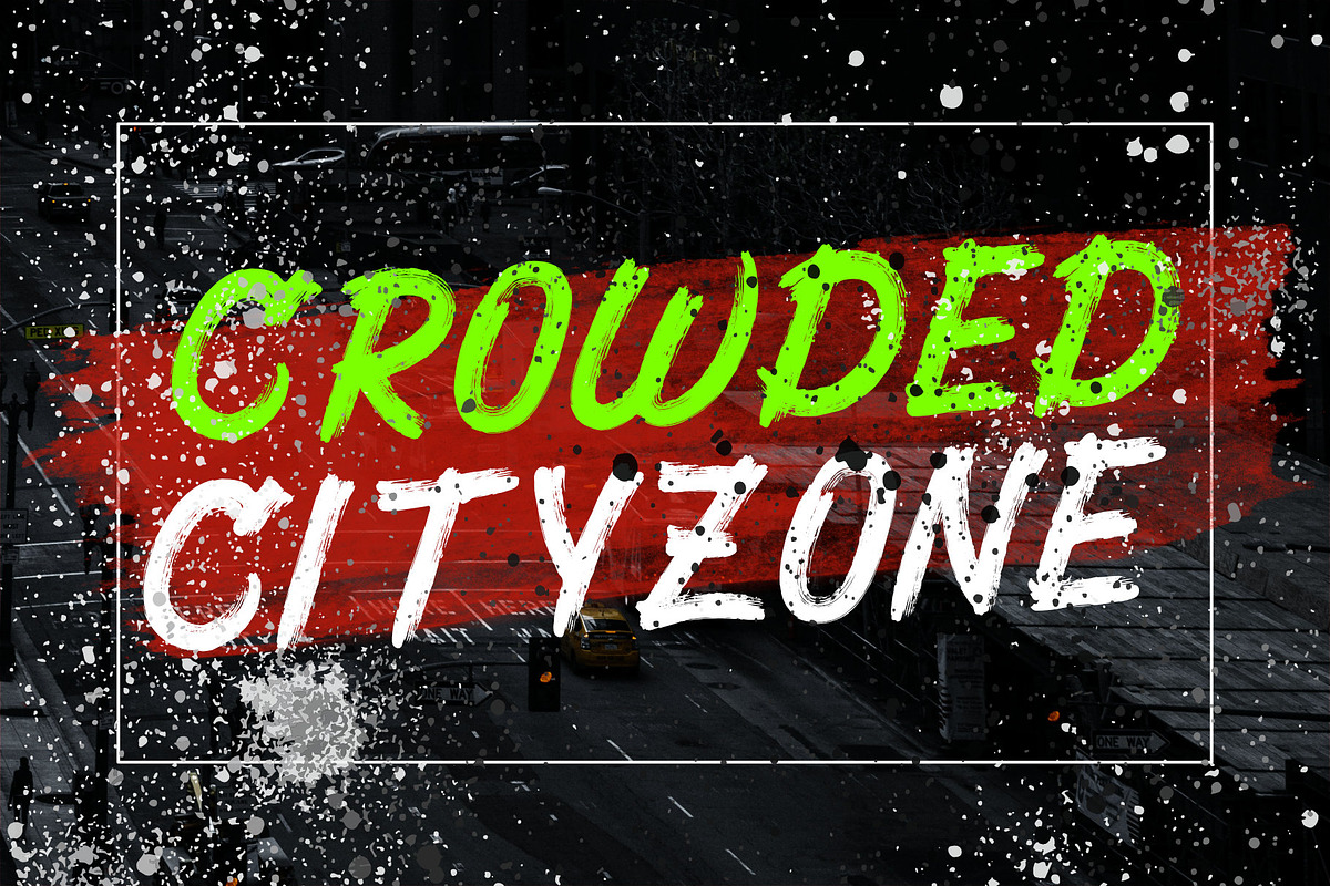 VT Lanecar Headline – Brush Font, a Handwritten Font by ViactionType (Photo 3 of 10)