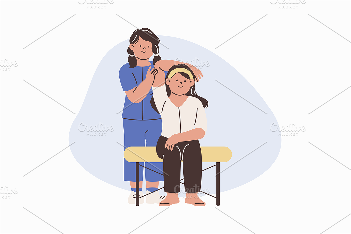Chiropractic Treatments Illustration, an Object Graphic by Jump Studio (Photo 5 of 12)