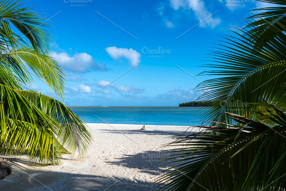 Idyllic motu view from a beach in Tikehau, French Polynesia, a Nature Photo by GoodGoods (Photo 2 of 2)