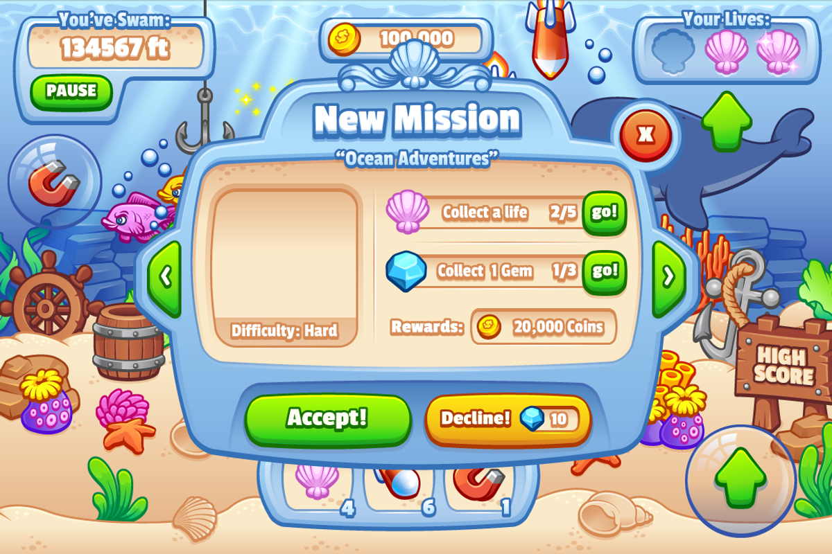 Endless Swimmer Game Maker, a Graphic by Vectricity Designs (Photo 3 of 9)