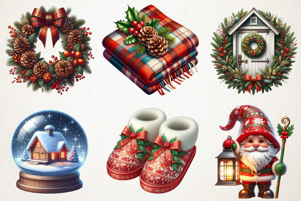 Cozy Christmas Sublimation Designs, an Illustration by RobertsArt (Photo 7 of 7)