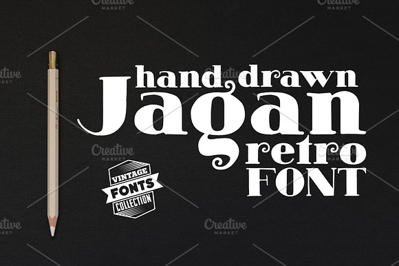Jagan - 2 vintage fonts preview 7