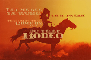 Rodeo Typeface