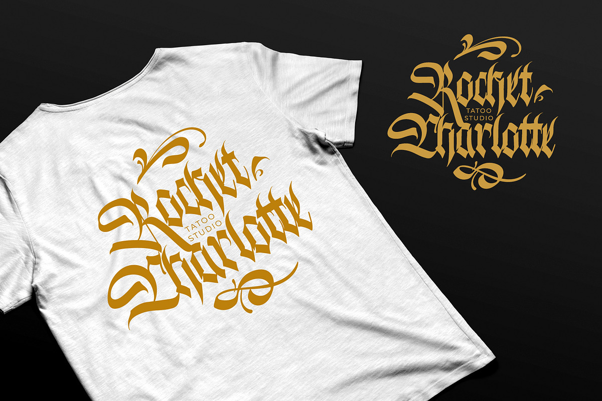 Slashmine, a Blackletter Font by Vintage Division (Photo 6 of 10)