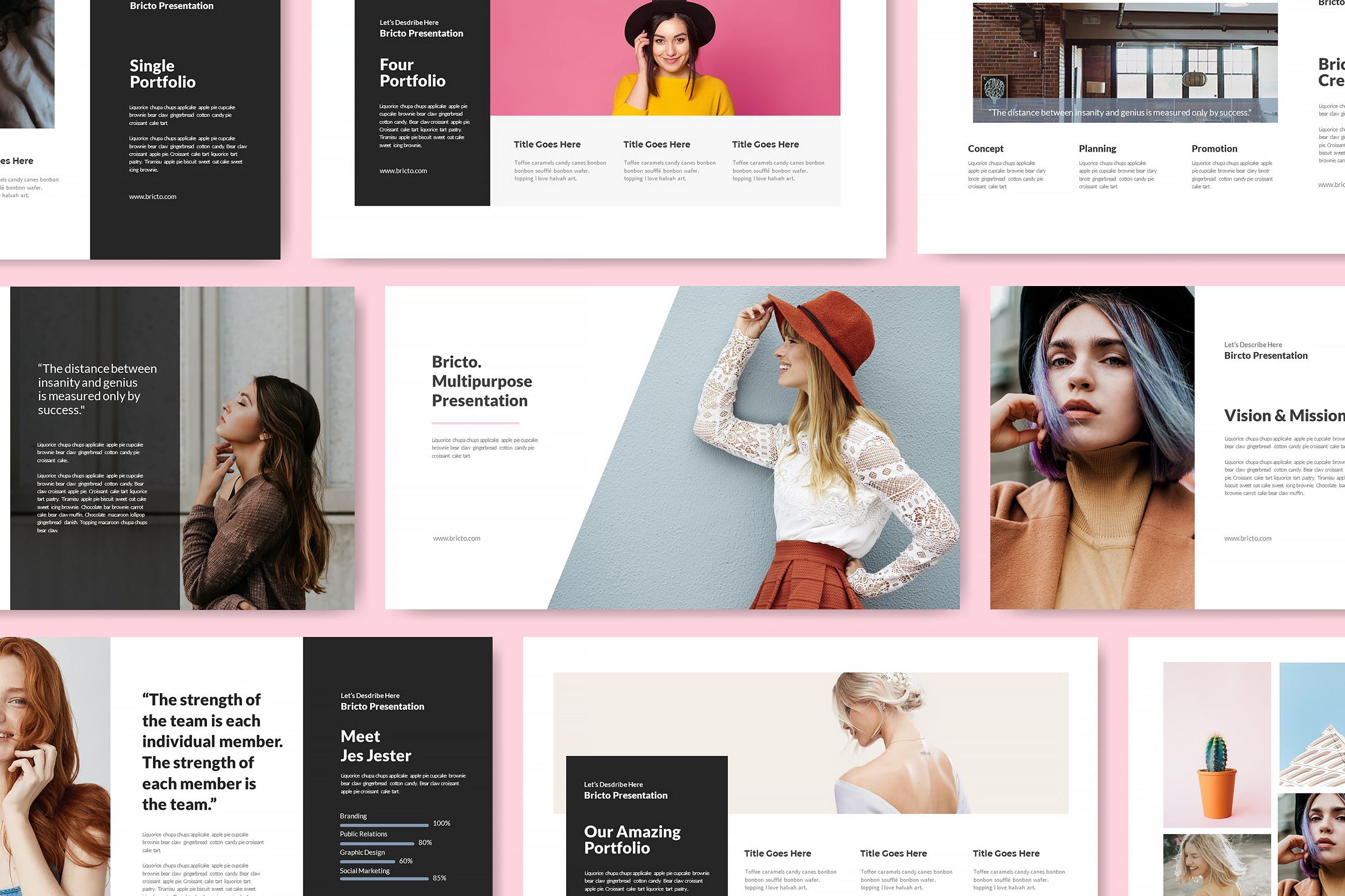 Bricto - Powerpoint Template, a Presentation Template by kylyman