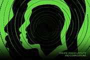 Retro Futuristic Elements, an Object Graphic by The Fake PNG (Thumbnail 6 of 11)