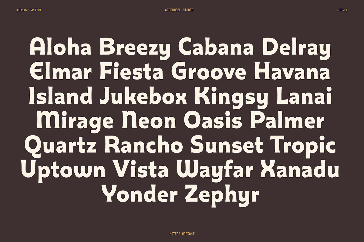 Motera, a Sans Serif Font by Goodwheel Studio (Photo 11 of 11)