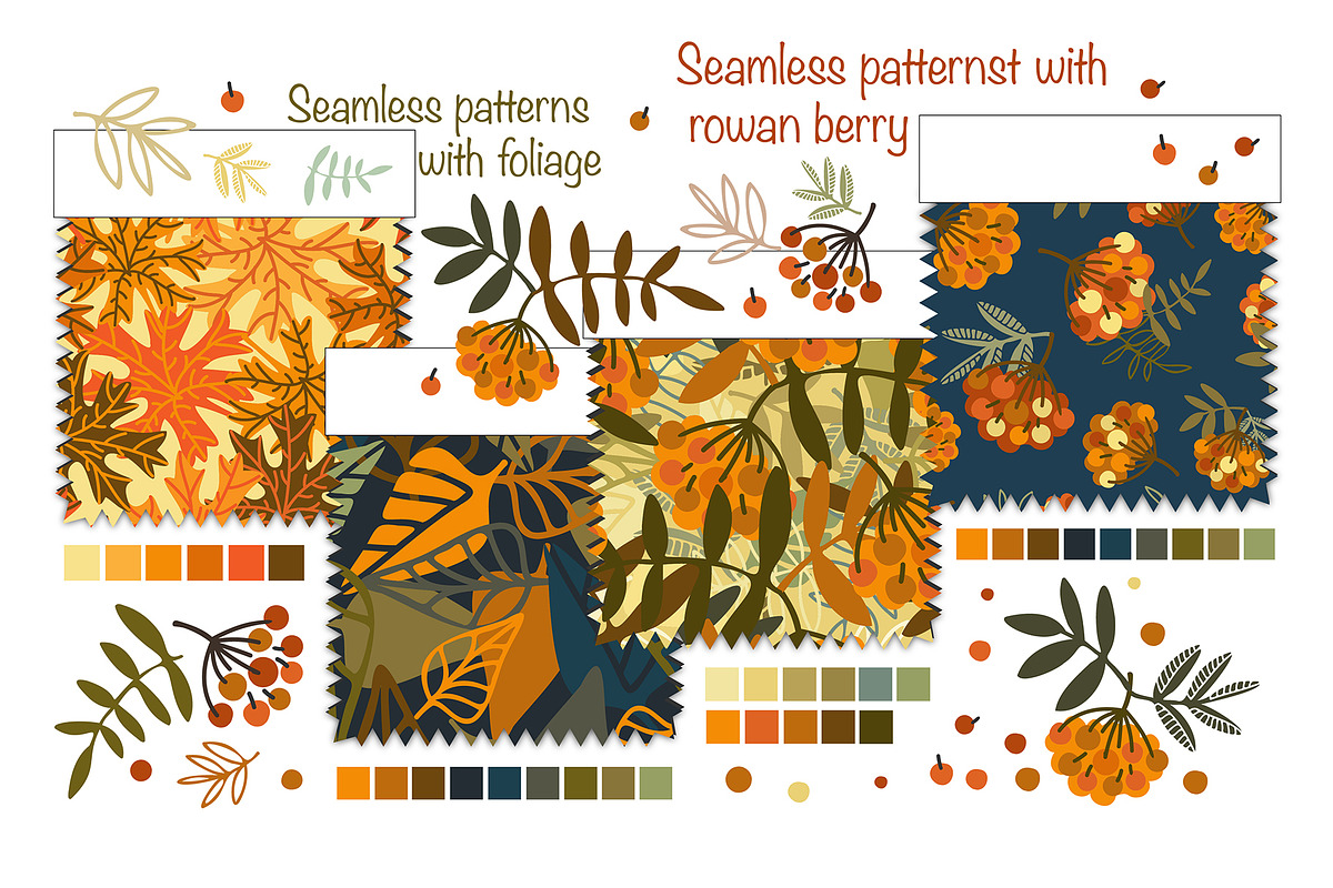 WARM AUTUMN, a Pattern Graphic by Tanna.ART (Photo 2 of 14)