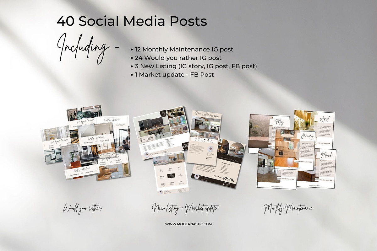 Pristine - The Real Estate Bundle, a Social Media Template by Modernastic - Canva (Photo 3 of 10)