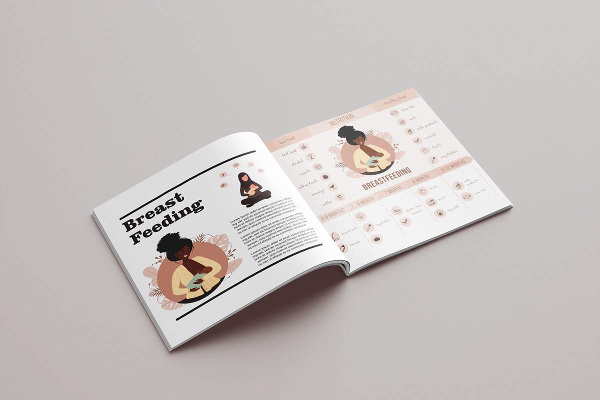 Breast Feeding collection, an Illustration by KeronnArt (Photo 6 of 11)