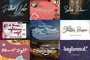 18 Font Bundles Vol 04, a Handwritten Font by FHFont (Thumbnail 3 of 3)