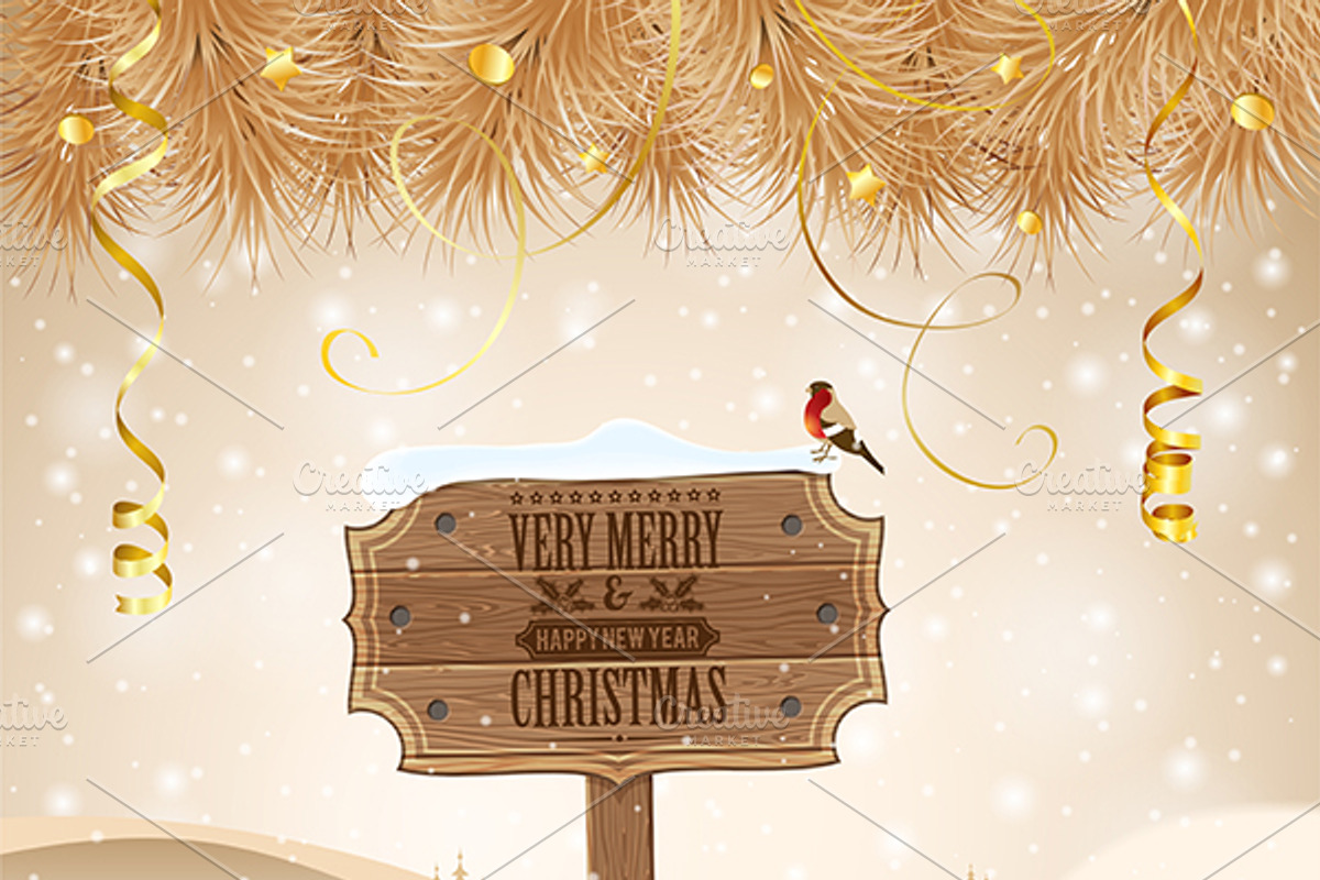 Christmas Posters, a Texture Illustration by TAlex (Photo 3 of 6)