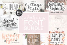 Farmhouse Font Bundle