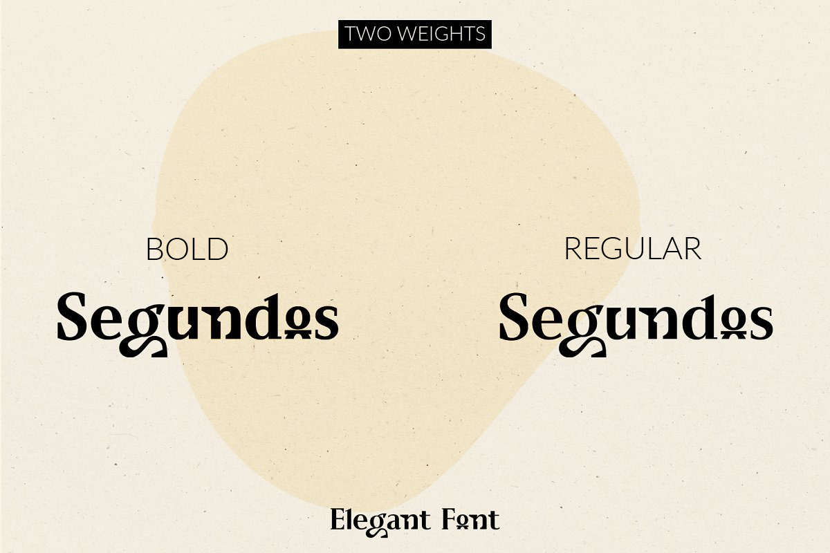 Segundos - Elegant/Modern Font, a Sans Serif Font by GraphicDash (Photo 8 of 11)