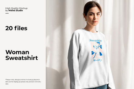Woman Sweatshirt Mockup Bundle, a Hoody Mockup by Moixo studio