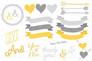 Yellow & Grey Vector Vintage Flowers, an Illustration by Amanda Ilkov (Thumbnail 4 of 4)