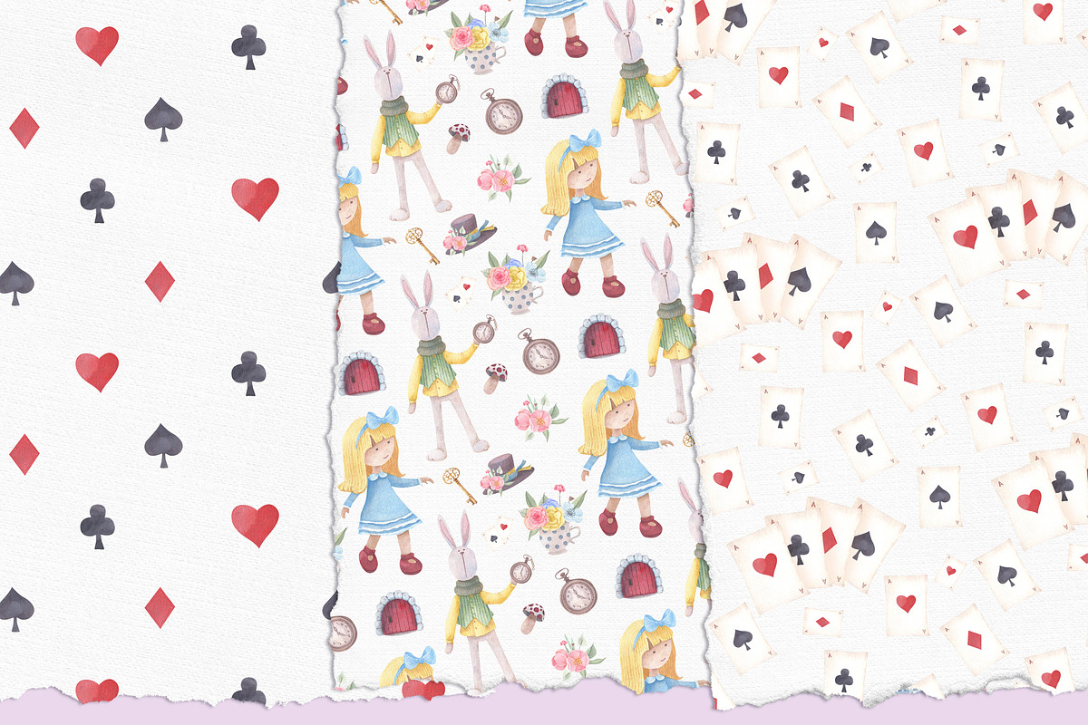 Alice in Wonderland. Watercolor, a Decorative Illustration by Nebbia (Photo 7 of 7)