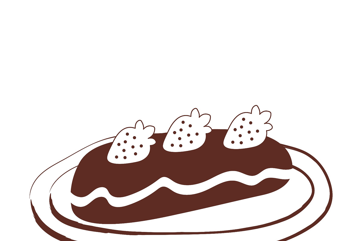 Hand painted bakery line set with, a Food Illustration by okskukuruza (Photo 3 of 3)